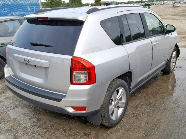 1J4NT1FA4BD288209 - 2011 JEEP COMPASS SP SILVER photo 4