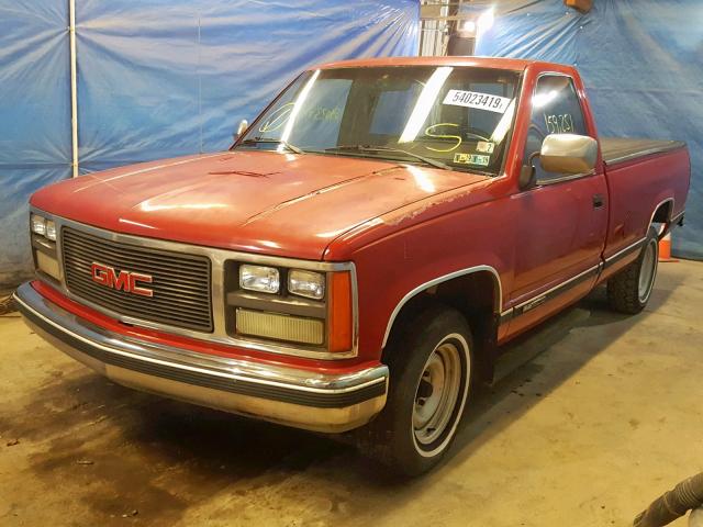 1GTDC14KXJZ562611 - 1988 GMC GMT-400 C1 RED photo 2