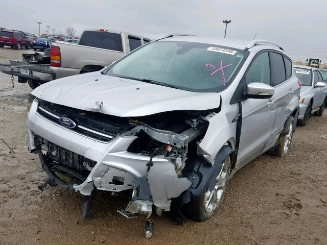 1FMCU0JX1EUE50314 - 2014 FORD ESCAPE TIT SILVER photo 2