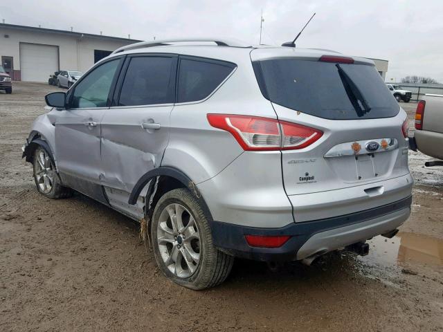 1FMCU0JX1EUE50314 - 2014 FORD ESCAPE TIT SILVER photo 3