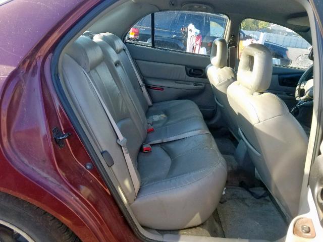 2G4WB55K3Y1237380 - 2000 BUICK REGAL LS BURGUNDY photo 6