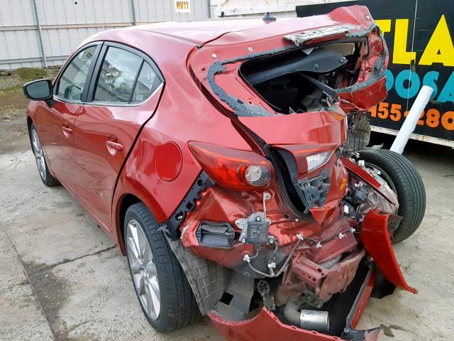 3MZBN1L77HM114737 - 2017 MAZDA 3 TOURING BURGUNDY photo 3