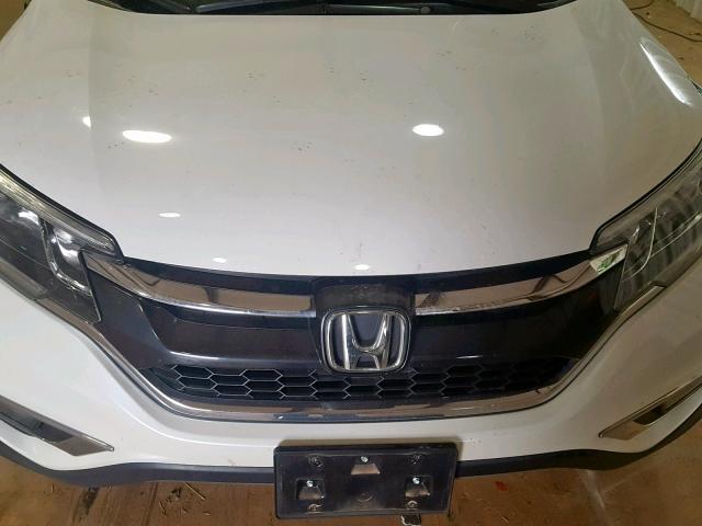 5J6RM3H72GL001703 - 2016 HONDA CR-V EXL WHITE photo 7