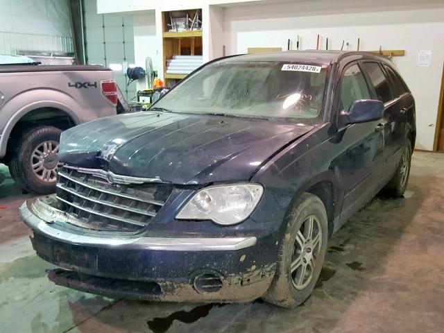 2A8GM68X07R173713 - 2007 CHRYSLER PACIFICA T BLUE photo 2