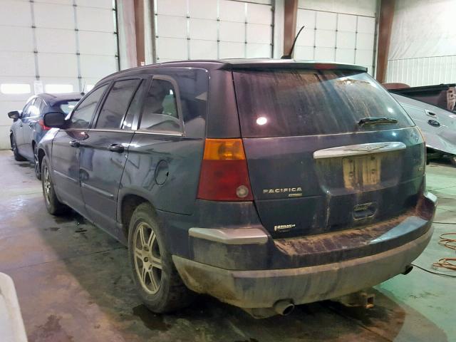 2A8GM68X07R173713 - 2007 CHRYSLER PACIFICA T BLUE photo 3