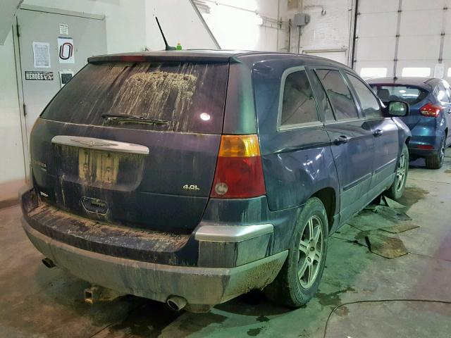 2A8GM68X07R173713 - 2007 CHRYSLER PACIFICA T BLUE photo 4