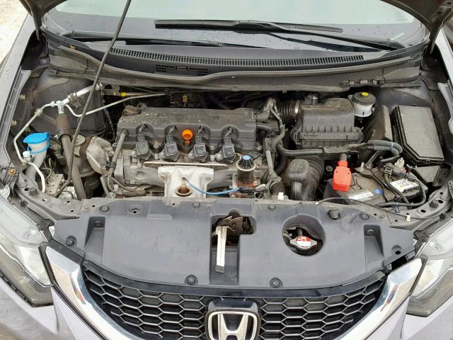 2HGFB2F92EH545658 - 2014 HONDA CIVIC EXL SILVER photo 7