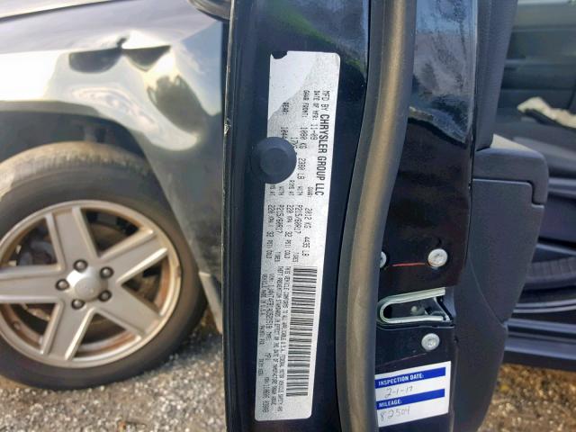 1J4NT4FB1AD521519 - 2010 JEEP COMPASS SP 黑色 照片 10