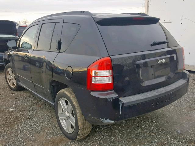 1J4NT4FB1AD521519 - 2010 JEEP COMPASS SP BLACK photo 3