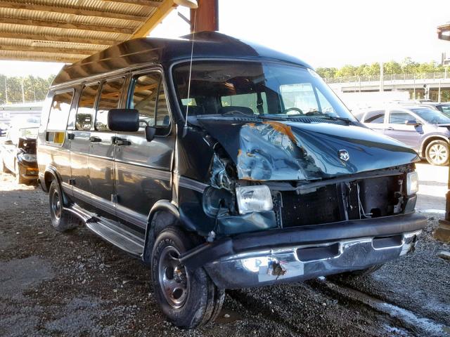 2B6HB21Y5VK580773 - 1997 DODGE RAM VAN B2 GREEN photo 1