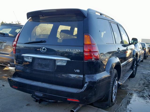 JTJBT20X570145048 - 2007 LEXUS GX 470 BLACK photo 4