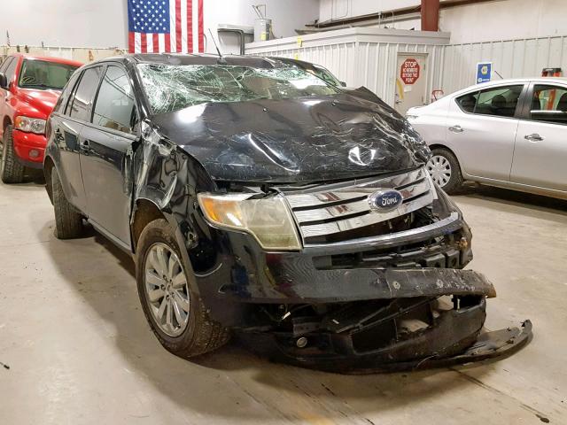 2FMDK38C68BA02238 - 2008 FORD EDGE SEL BLACK photo 1