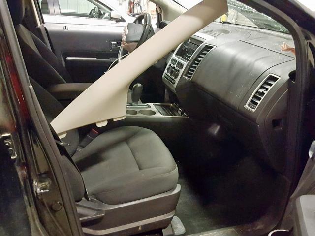 2FMDK38C68BA02238 - 2008 FORD EDGE SEL BLACK photo 5