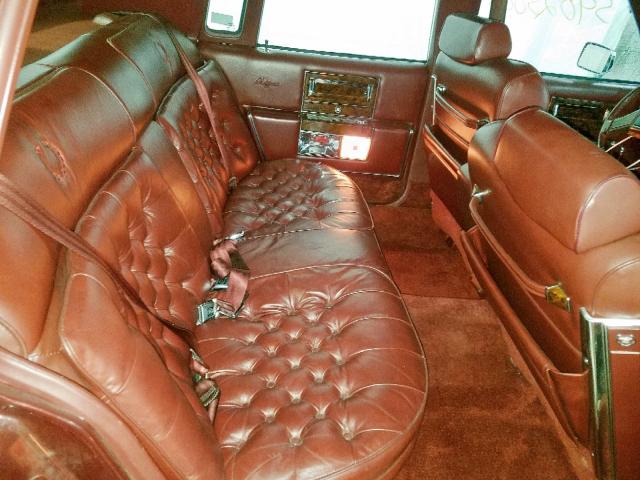 1G6DW54Y8LR701708 - 1990 CADILLAC BROUGHAM RED photo 6