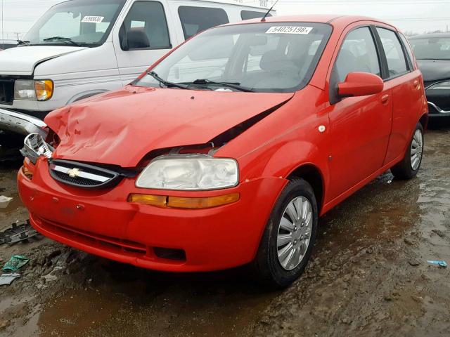 KL1TD66648B168649 - 2008 CHEVROLET AVEO BASE Qırmızı foto 2