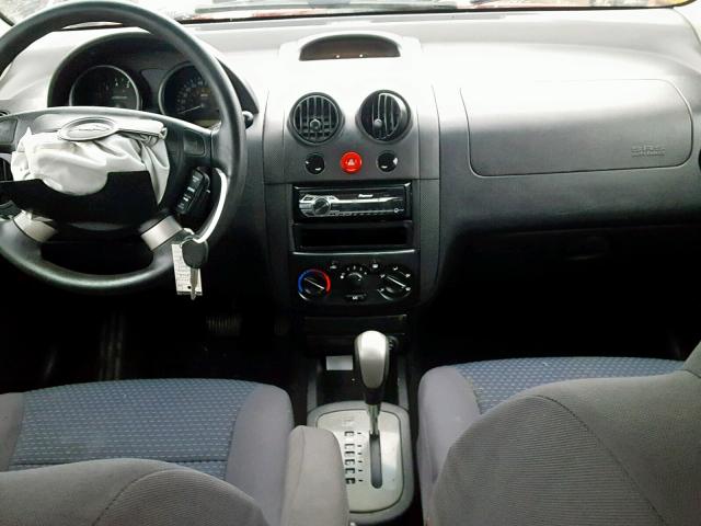 KL1TD66648B168649 - 2008 CHEVROLET AVEO BASE Qırmızı foto 9