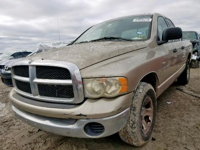 1D7HA18N34S727137 - 2004 DODGE RAM 1500 S GOLD photo 2