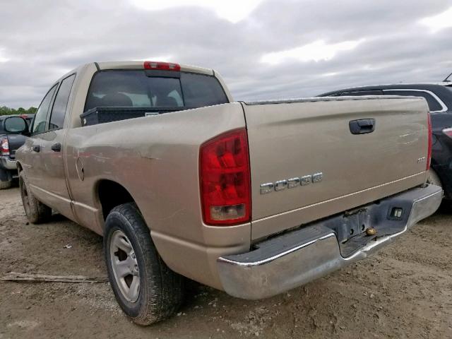 1D7HA18N34S727137 - 2004 DODGE RAM 1500 S GOLD photo 3