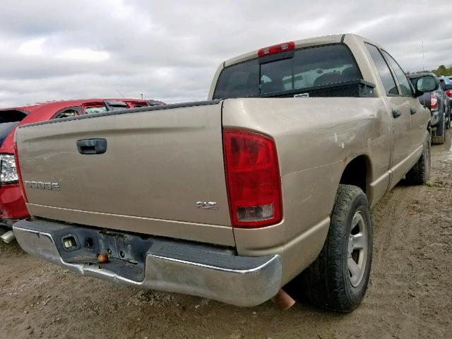 1D7HA18N34S727137 - 2004 DODGE RAM 1500 S GOLD photo 4