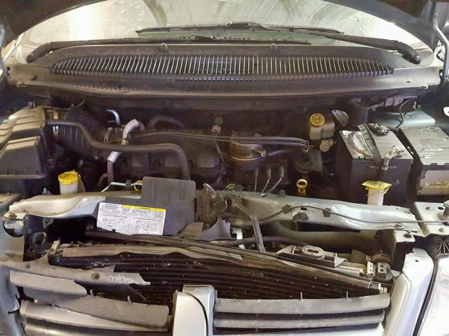 2D4GP44L15R525543 - 2005 DODGE GRAND CARA BLUE photo 7