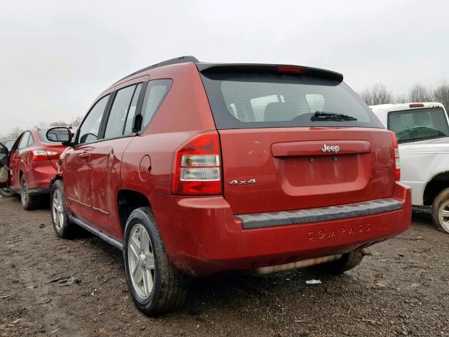 1J4NF4FB2AD591537 - 2010 JEEP COMPASS SP 勃艮第红 照片 3