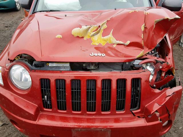 1J4NF4FB2AD591537 - 2010 JEEP COMPASS SP 勃艮第红 照片 7
