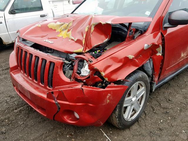 1J4NF4FB2AD591537 - 2010 JEEP COMPASS SP 勃艮第红 照片 9