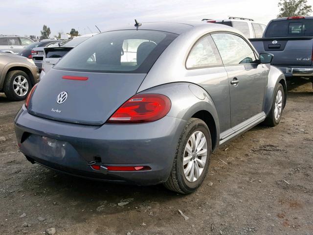 3VWF17ATXHM629778 - 2017 VOLKSWAGEN BEETLE 1.8 GRAY photo 4