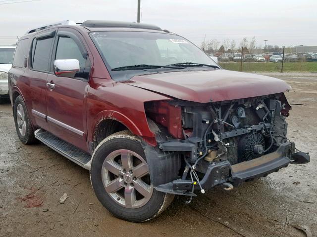 5N1BA0NC5BN607585 - 2011 NISSAN ARMADA SV MAROON photo 1