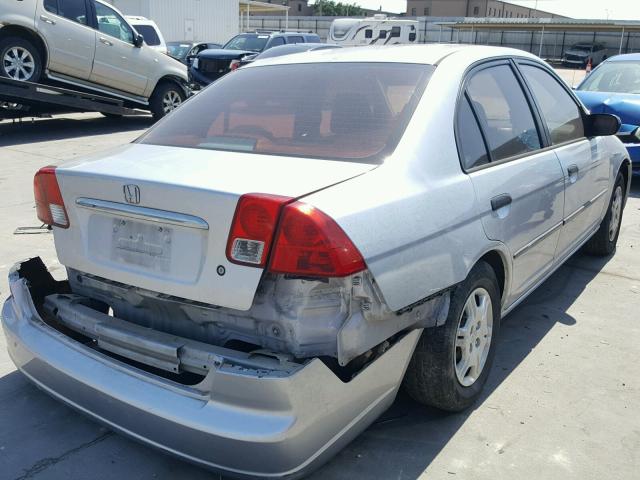 2HGES15152H610211 - 2002 HONDA CIVIC DX SILVER photo 4