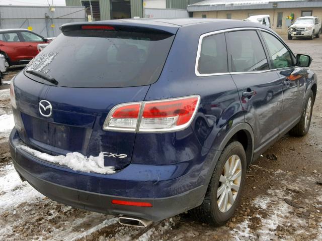 JM3TB38Y770118163 - 2007 MAZDA CX-9 BLUE photo 4