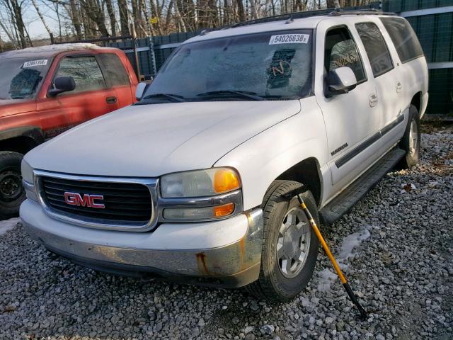 3GKFK16T74G268156 - 2004 GMC YUKON XL K WHITE photo 2