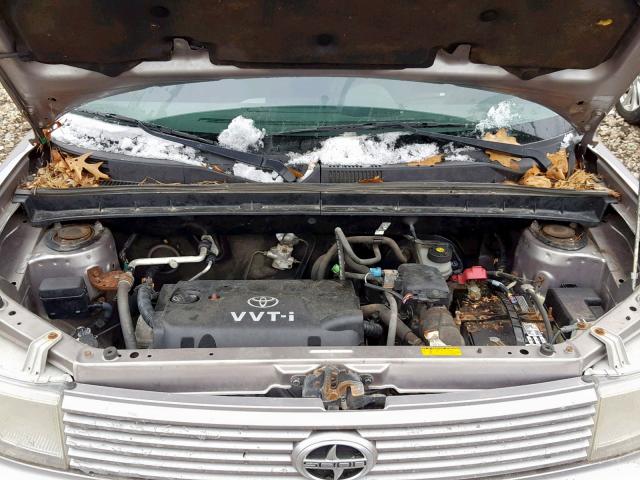 JTLKT324654026379 - 2005 TOYOTA SCION XB Күміс фото 7