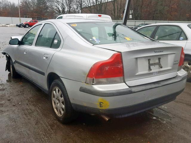 YV1RS61R412048845 - 2001 VOLVO S60 SILVER photo 3
