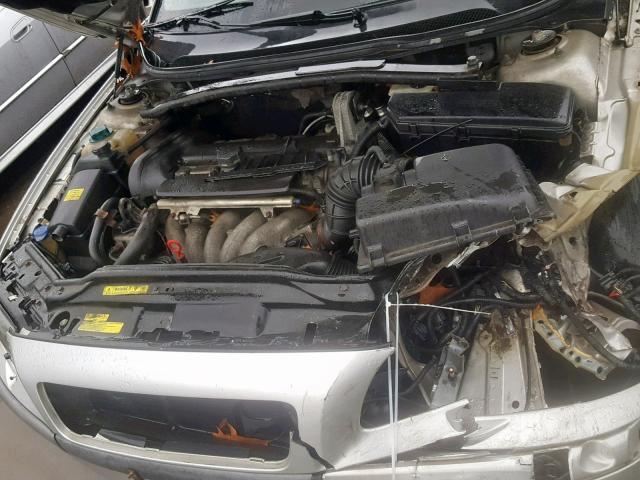 YV1RS61R412048845 - 2001 VOLVO S60 SILVER photo 7