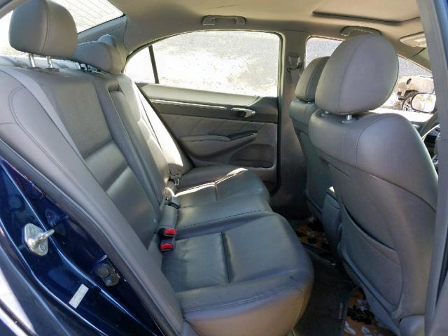 2HGFA16948H505552 - 2008 HONDA CIVIC EXL 蓝色 照片 6