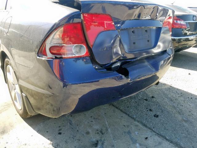 2HGFA16948H505552 - 2008 HONDA CIVIC EXL 蓝色 照片 9