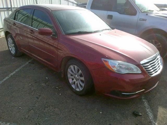 1C3CCBBB9CN208095 - 2012 CHRYSLER 200 TOURIN RED photo 1