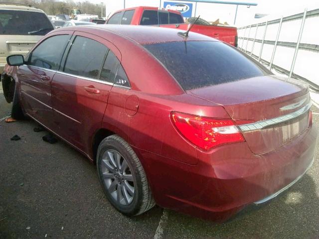 1C3CCBBB9CN208095 - 2012 CHRYSLER 200 TOURIN RED photo 3