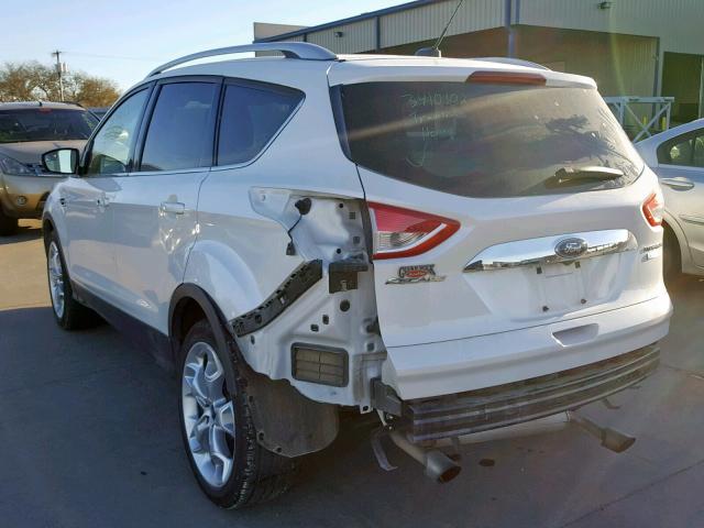 1FMCU0J94EUE51832 - 2014 FORD ESCAPE TIT WHITE photo 3