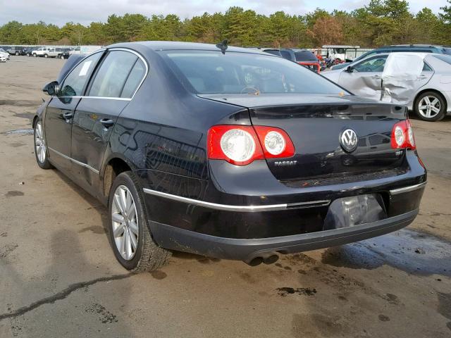 WVWJM7AN2AE071300 - 2010 VOLKSWAGEN PASSAT KOM BLACK photo 3