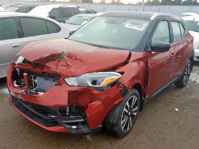 3N1CP5CU5JL533683 - 2018 NISSAN KICKS S RED photo 2