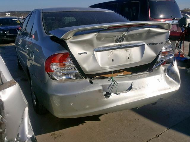 4T1BE32K33U736787 - 2003 TOYOTA CAMRY LE SILVER photo 3
