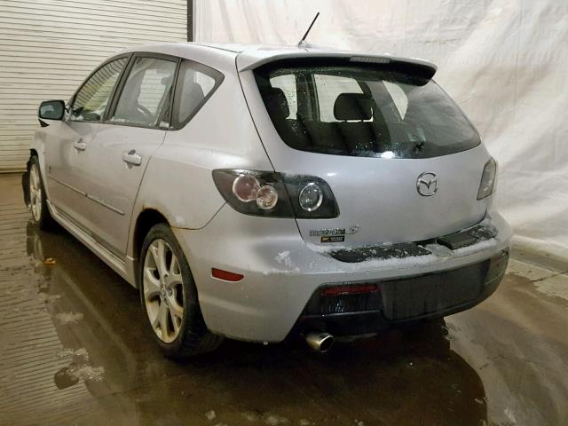 JM1BK344981132195 - 2008 MAZDA 3 HATCHBAC SILVER photo 3