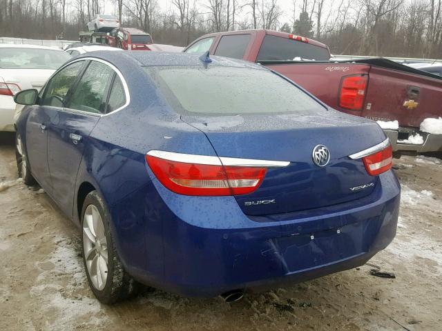 1G4PR5SK3D4155250 - 2013 BUICK VERANO CON BLUE photo 3