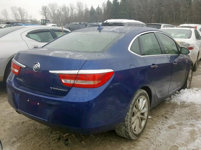 1G4PR5SK3D4155250 - 2013 BUICK VERANO CON BLUE photo 4