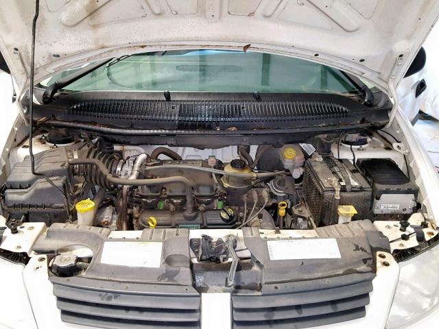 1D4GP25E27B264042 - 2007 DODGE CARAVAN SE WHITE photo 7