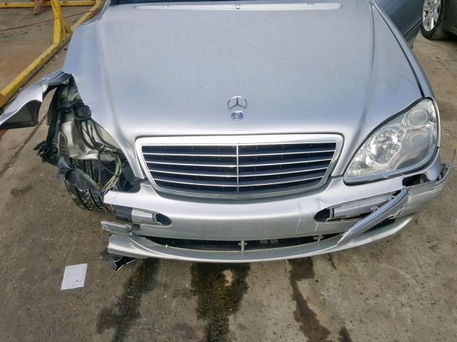 WDBNG70J03A380909 - 2003 MERCEDES-BENZ S 430 SILVER photo 7