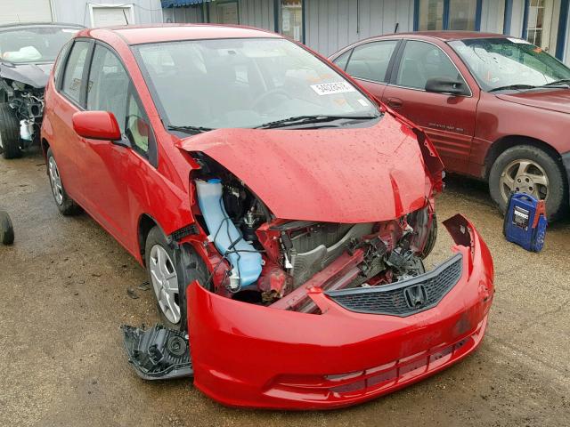 JHMGE8H32DC068834 - 2013 HONDA FIT RED photo 1