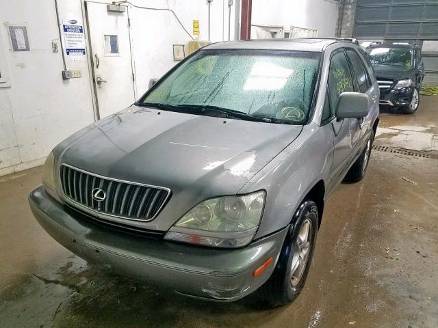 JTJHF10U010186468 - 2001 LEXUS RX 300 GRAY photo 2